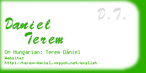 daniel terem business card